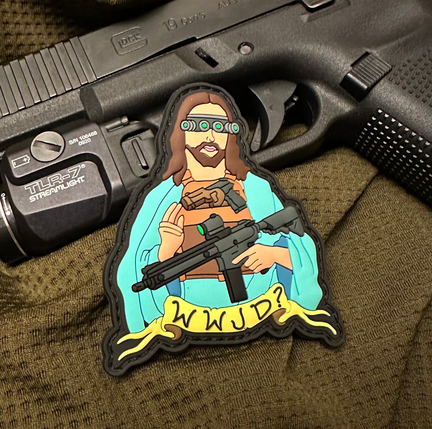 WWJD PVC Patch