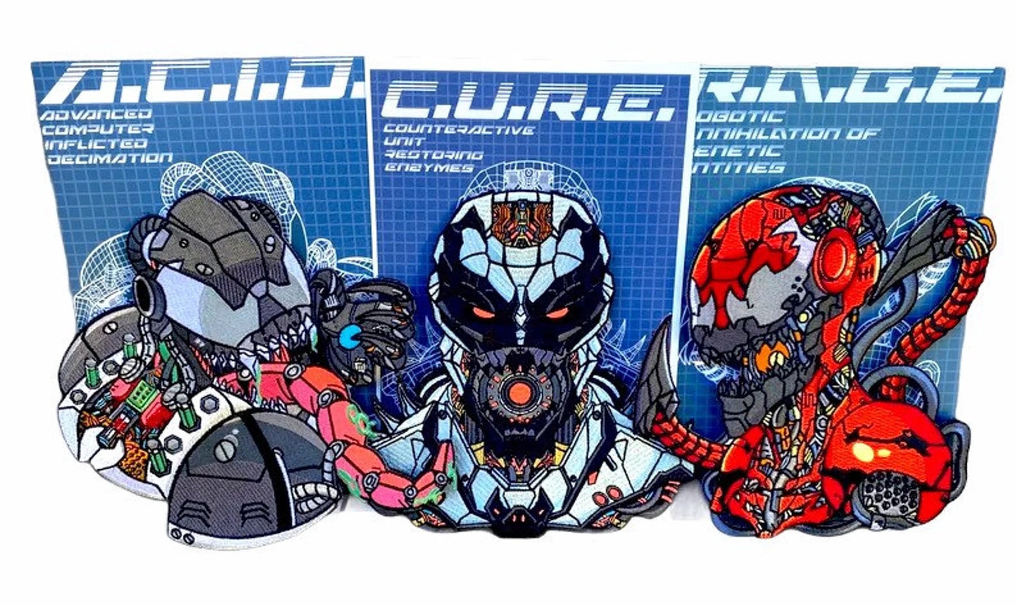 C.U.R.E. Embroidered Patch