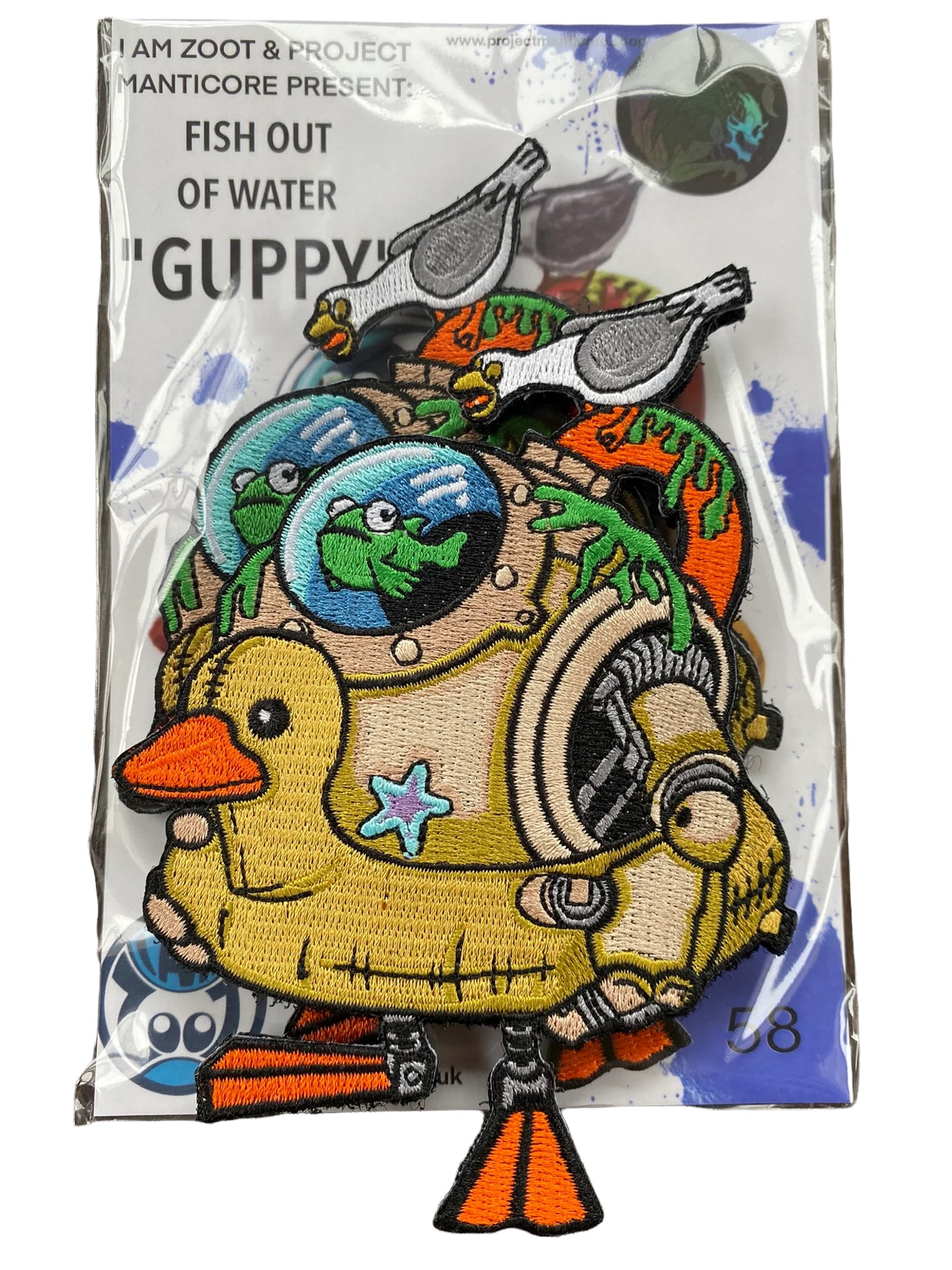 Guppy - Embroidered Patch